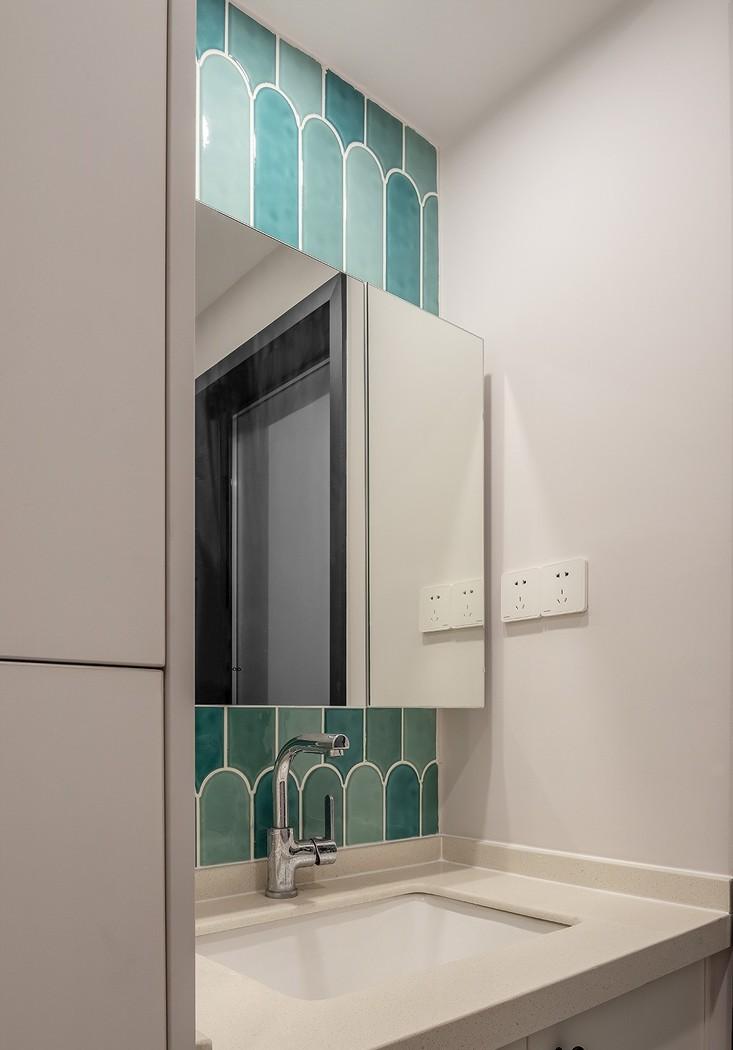 喜屋设计|| 红 | 套二空间魔法变身,定制幸福绿意生活-34