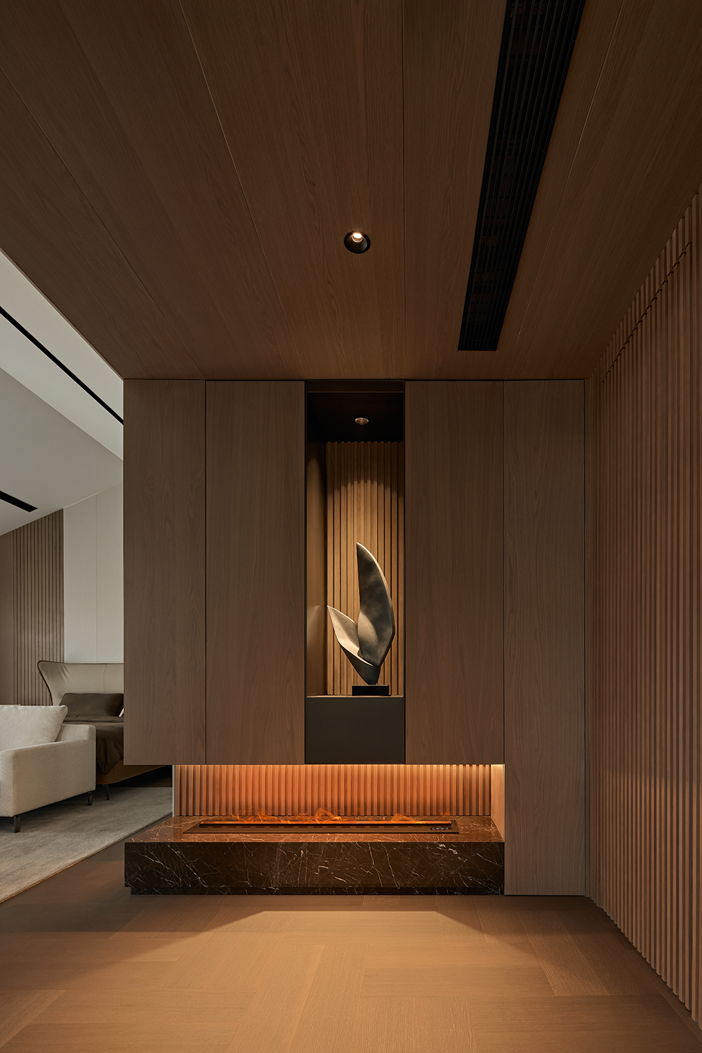 尚层大作：案例分享——1100㎡墅境私邸：漫行雅奢之境，淬炼空间的诗意哲学-47