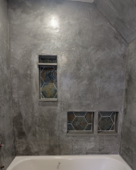 Concrete Tub Surround