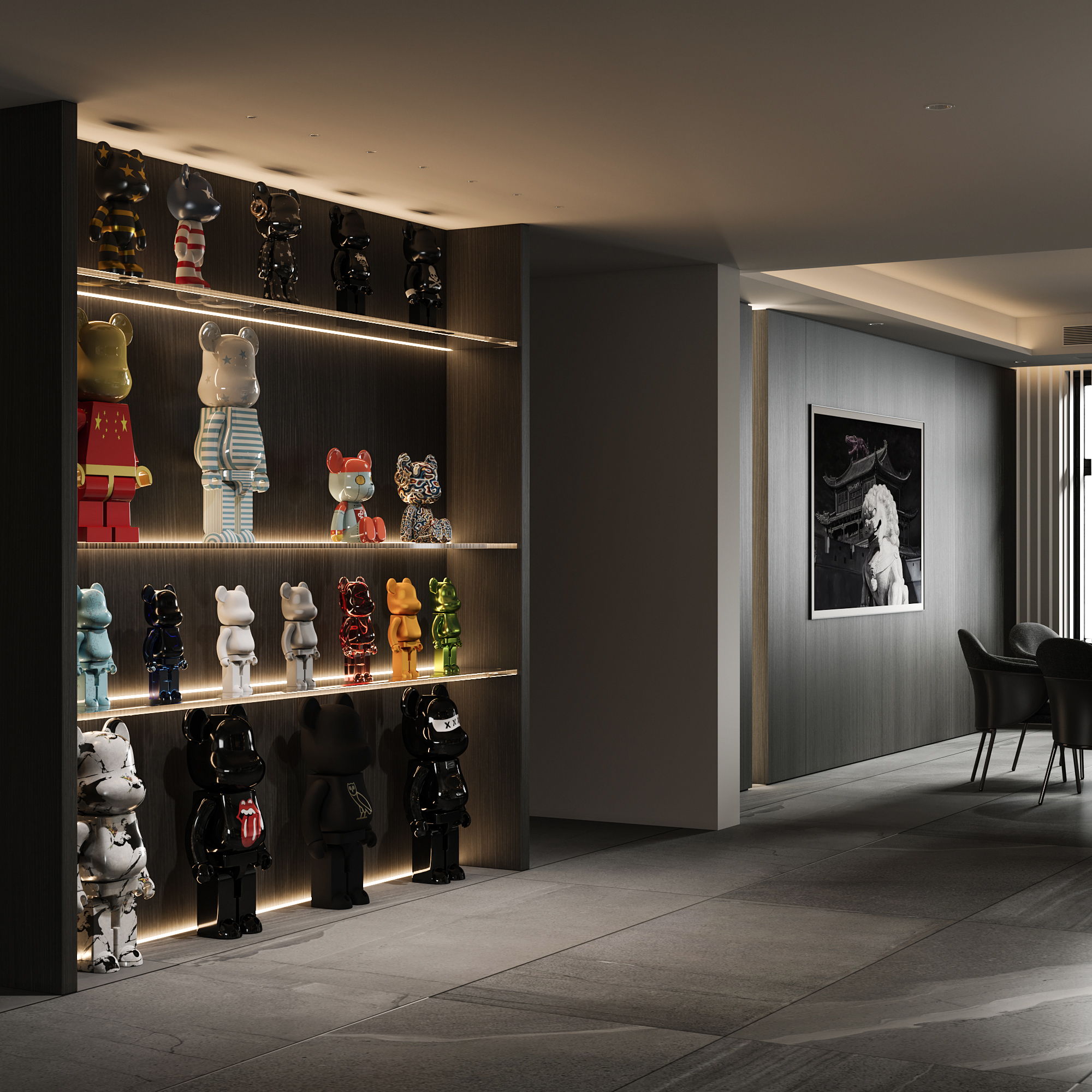 现代简约平层空间丨左舍-18