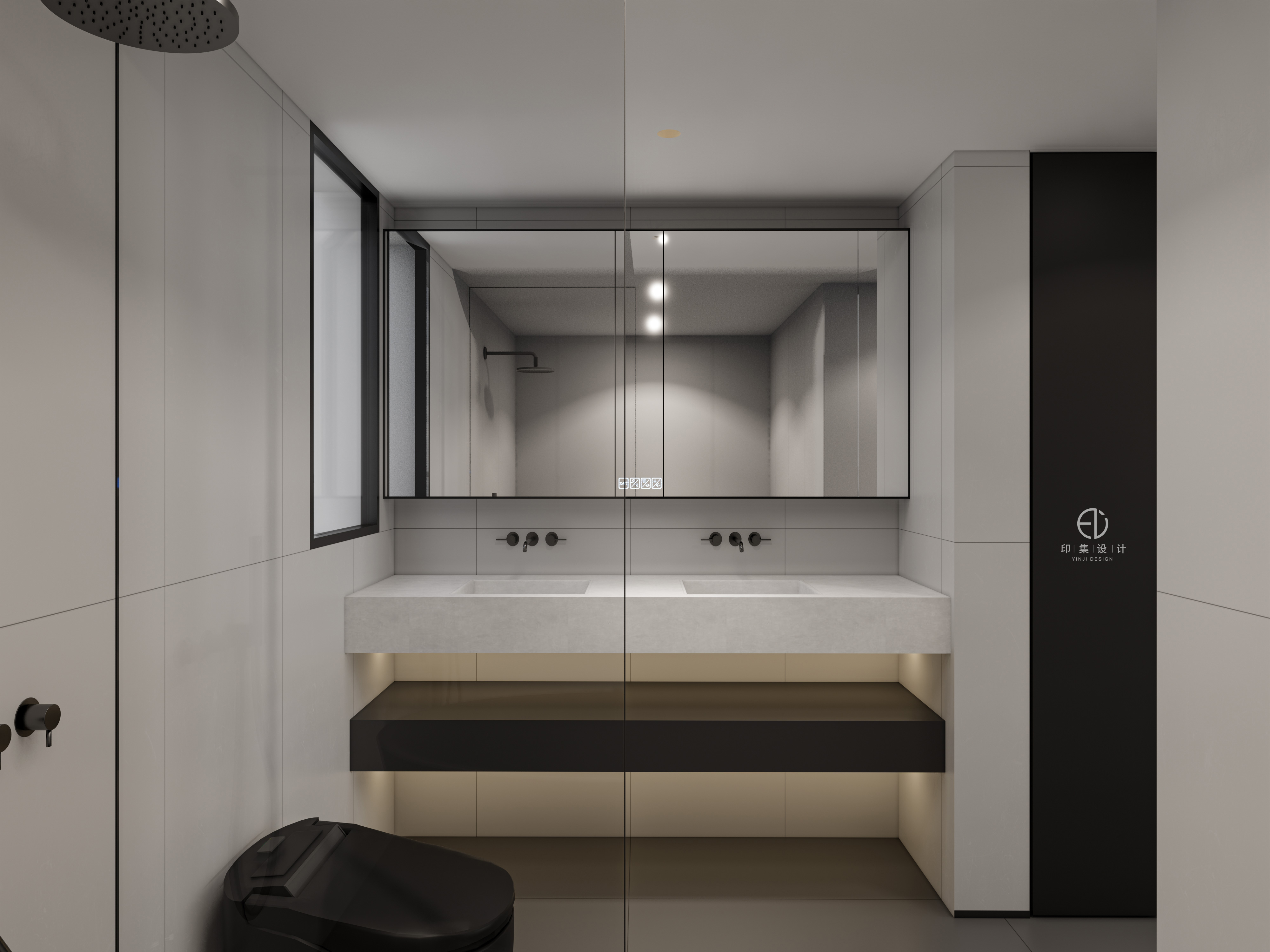 115㎡极简黑白灰，赋予生活的简雅情态-18