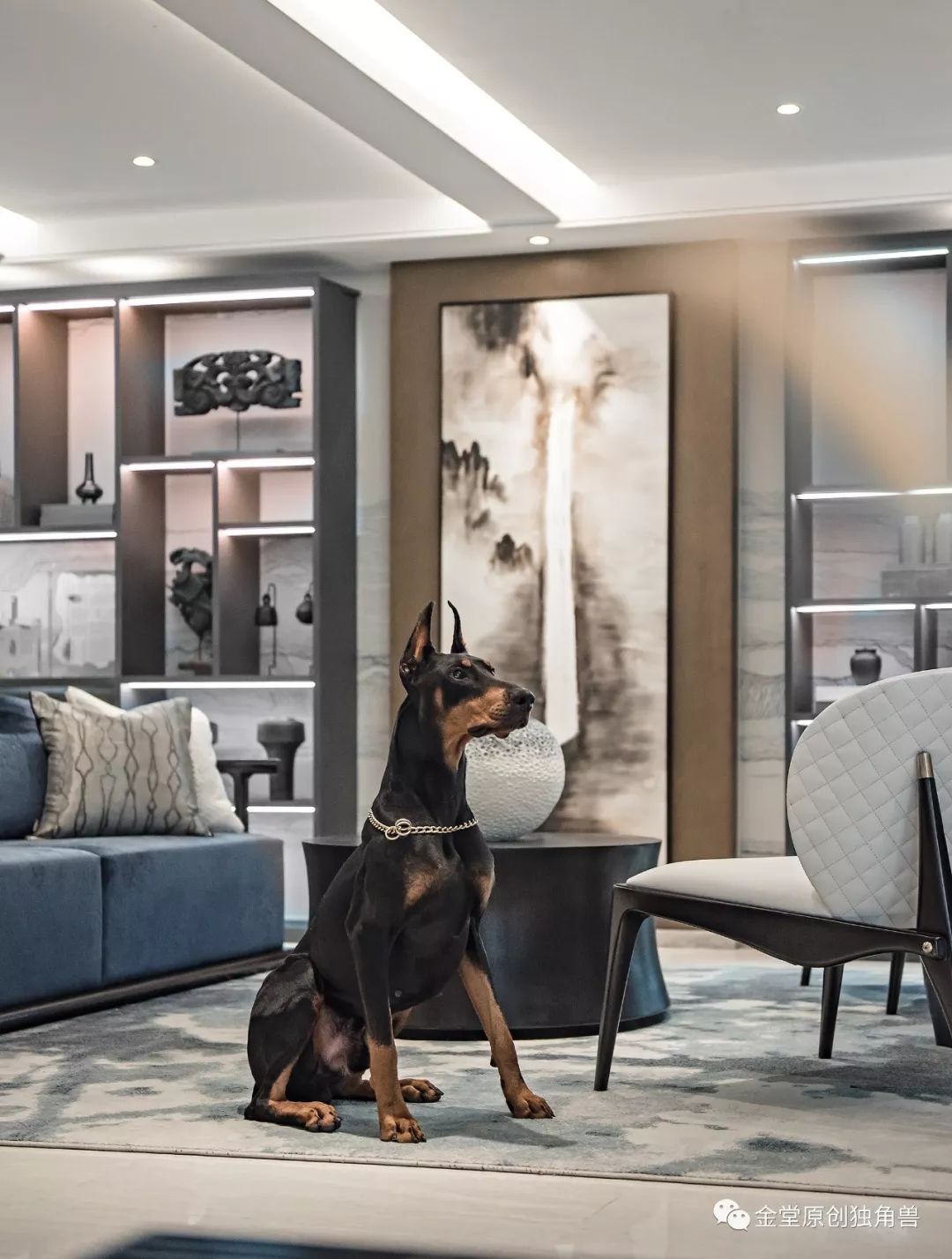 达文设计 | 杭州融创东麟府别墅,简美东方的诗意日常-19