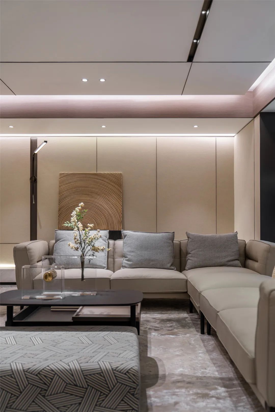 一然设计 | 金泰中央公园下叠样板间,生活美学的极致呈现-39