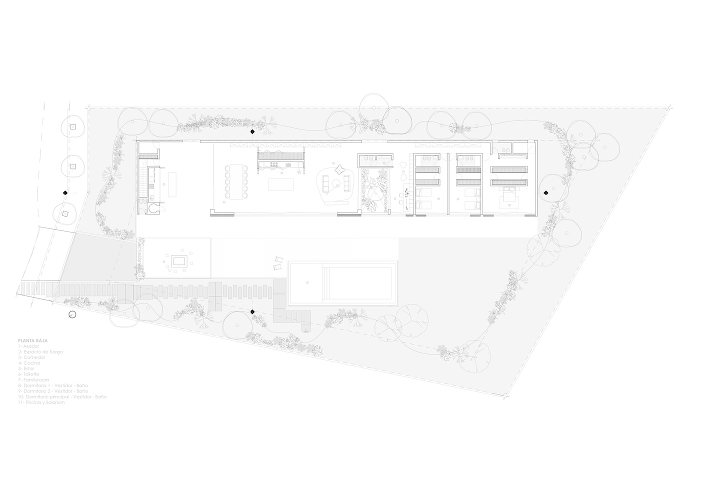阿根廷 El Bosque 住宅丨蒙得维的亚大学-55