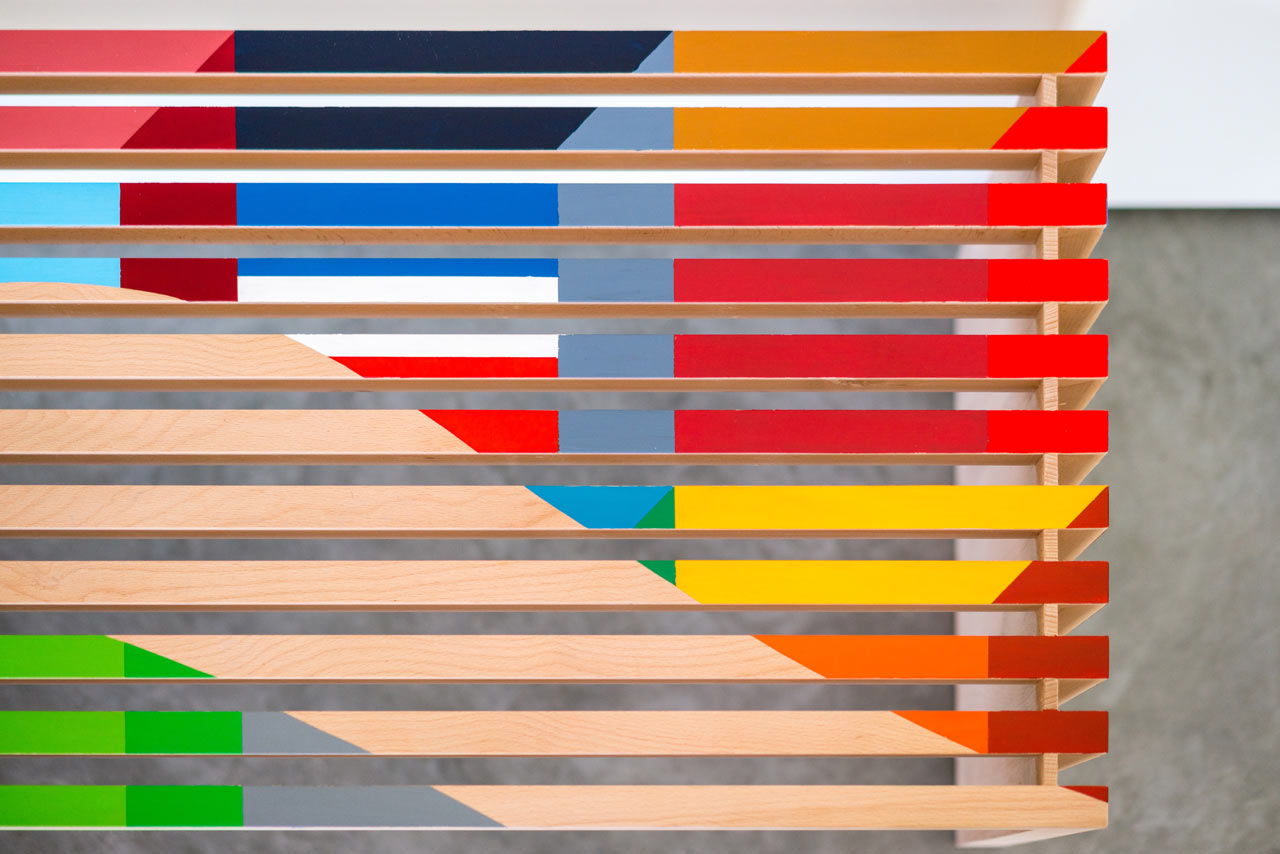 丹·布鲁恩抽象画灵感现代长椅-4