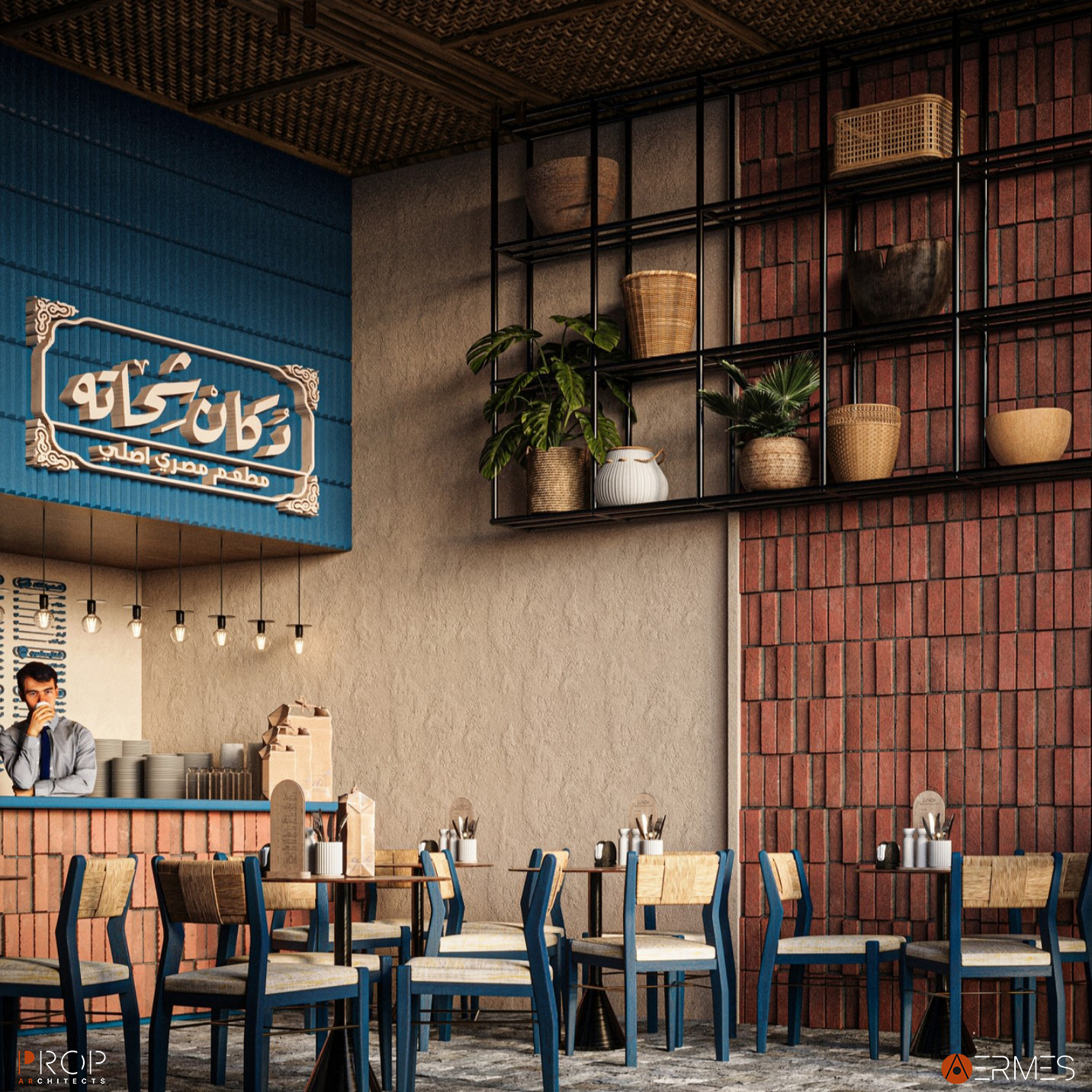 DOKKAN SHAHATA（Dokkan Shahata 咖啡馆）丨沙特阿拉伯丨PROP & AERMES ARCHITECTS-11
