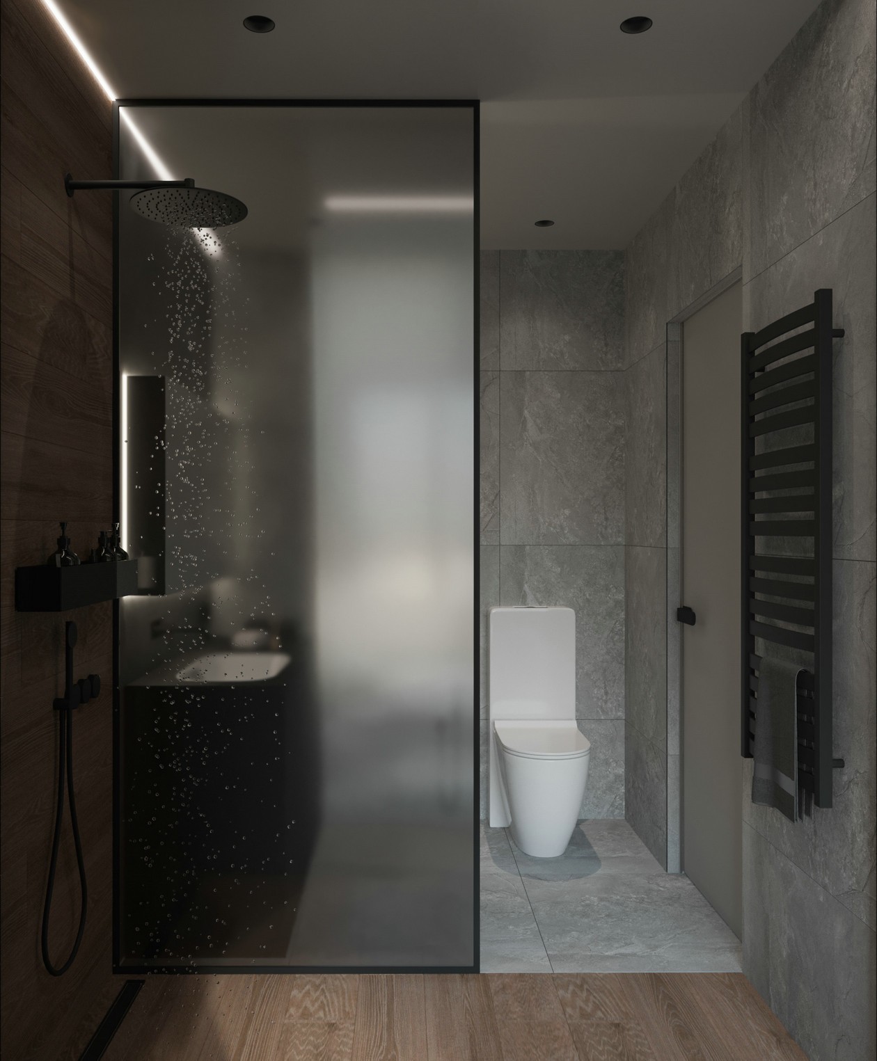 高级色系 现代简约风公寓-19