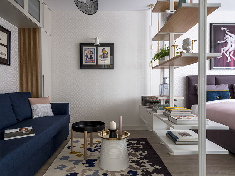 莫斯科 32 平米智能小公寓，空间利用典范-1