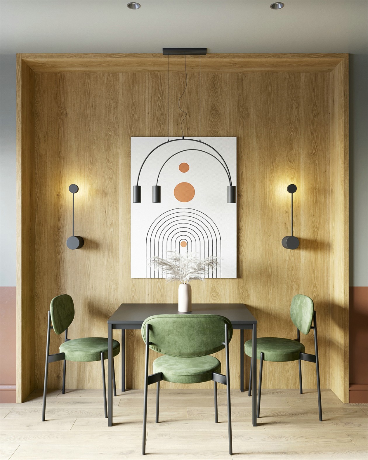 北欧风独居生活，原木元素营造温馨空间-3