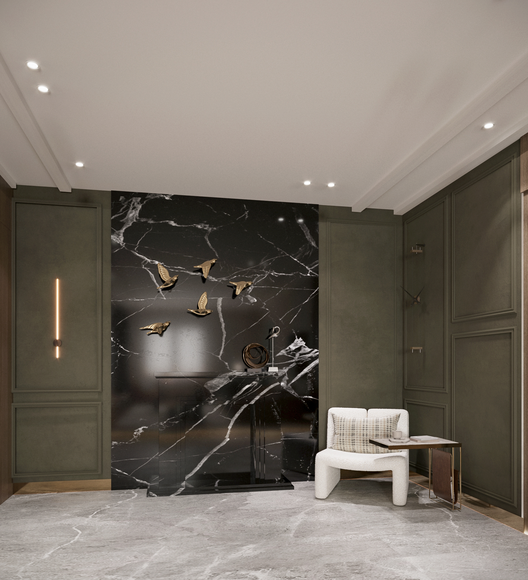 接待家庭客厅丨沙特阿拉伯丨Sara Lotfy-21