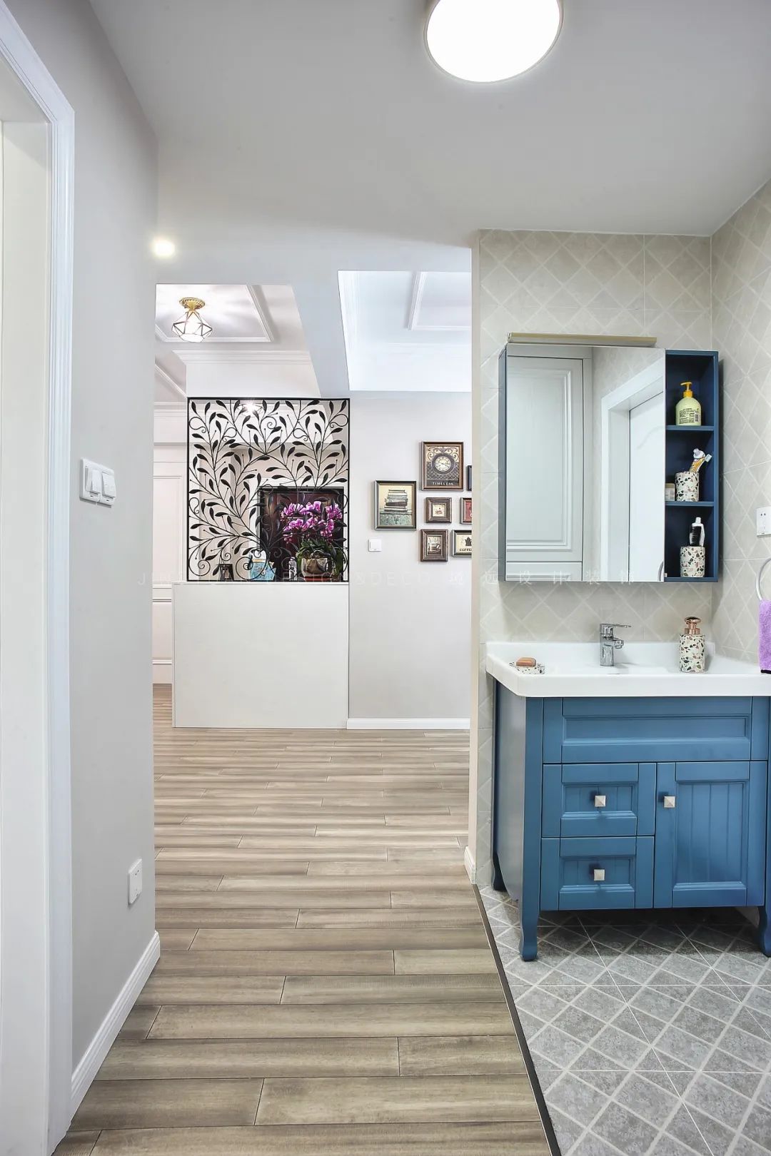 境远装饰 | 110㎡美式风空间,稳重典雅的舒适之家-51