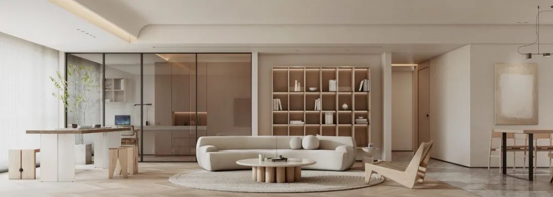 165㎡极简原木系素雅宁静的家丨中国长沙丨周笙笙建筑装饰设计-21