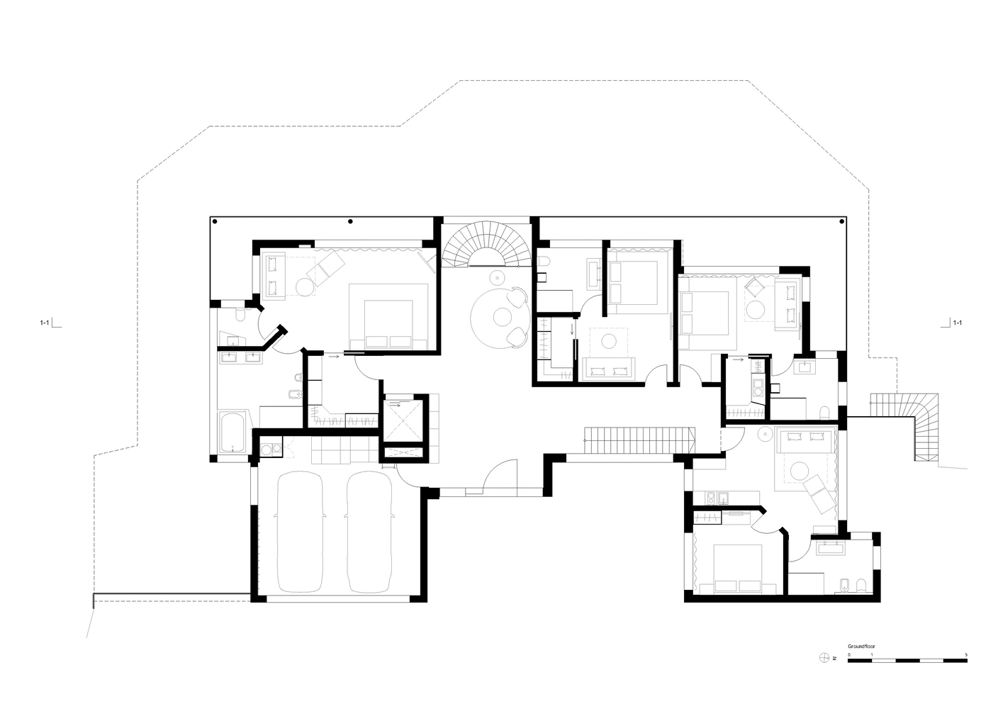 奥地利阿尔卑斯山脉 Chalet D 度假别墅丨monovolume architecture + design-37