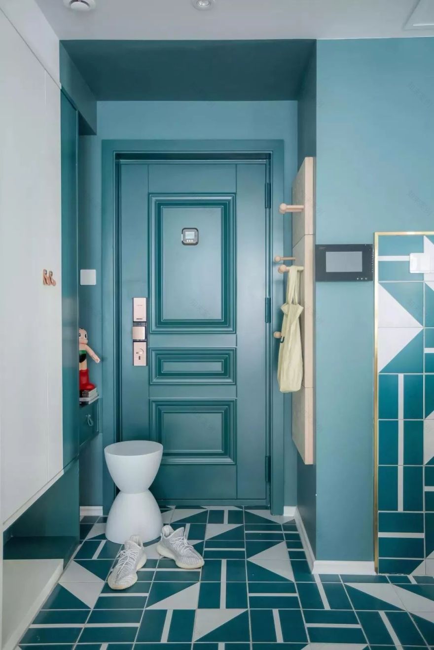 成都绿色摩登宅,三居改两居释放空间-47