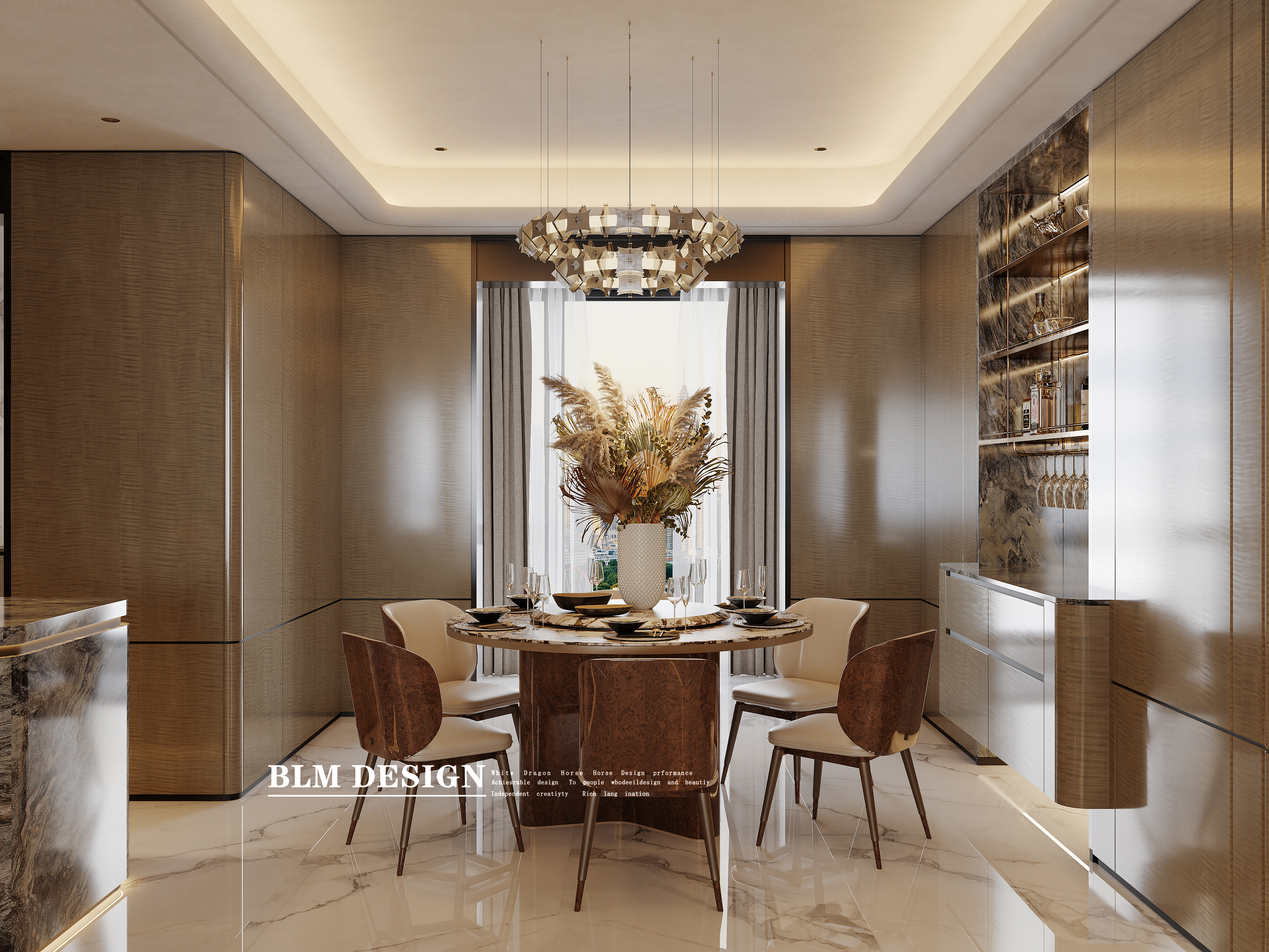 意式轻奢风-白龙马效果图-6