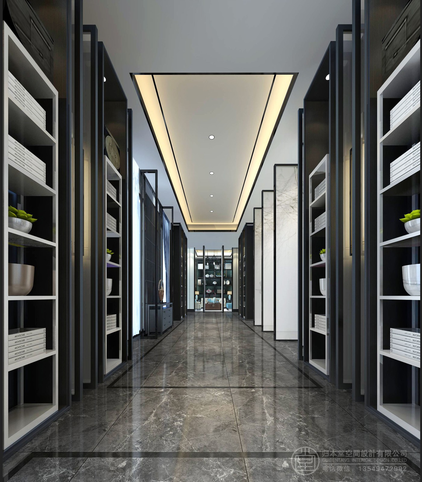 恒大滨江左岸销售部  归本堂空间设计-17