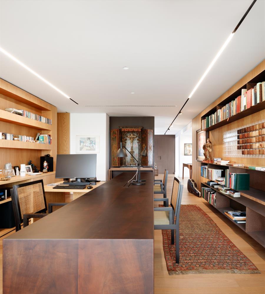 巴西 Alto de Pinheiros II 公寓 | 木质温馨现代住宅-4