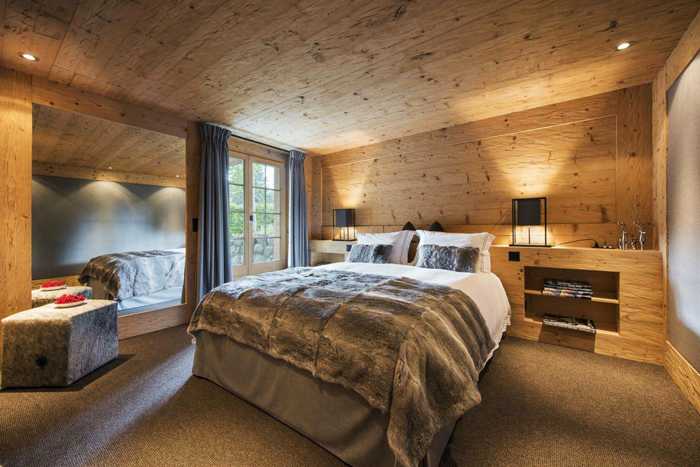 奥地利木屋别墅的现代黑色内饰设计-20