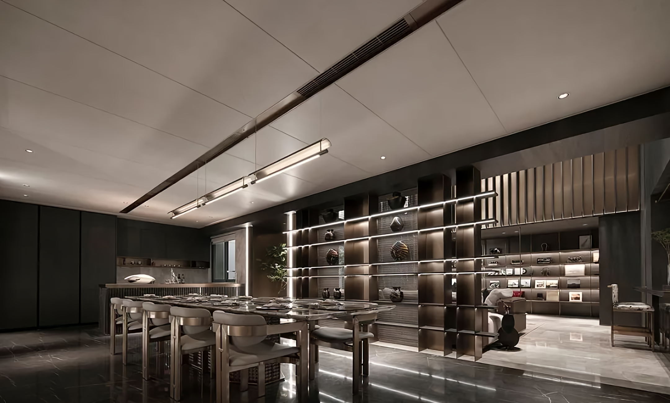 重庆阳光城合院 220 户型样板间丨中国重庆丨近境制作-2