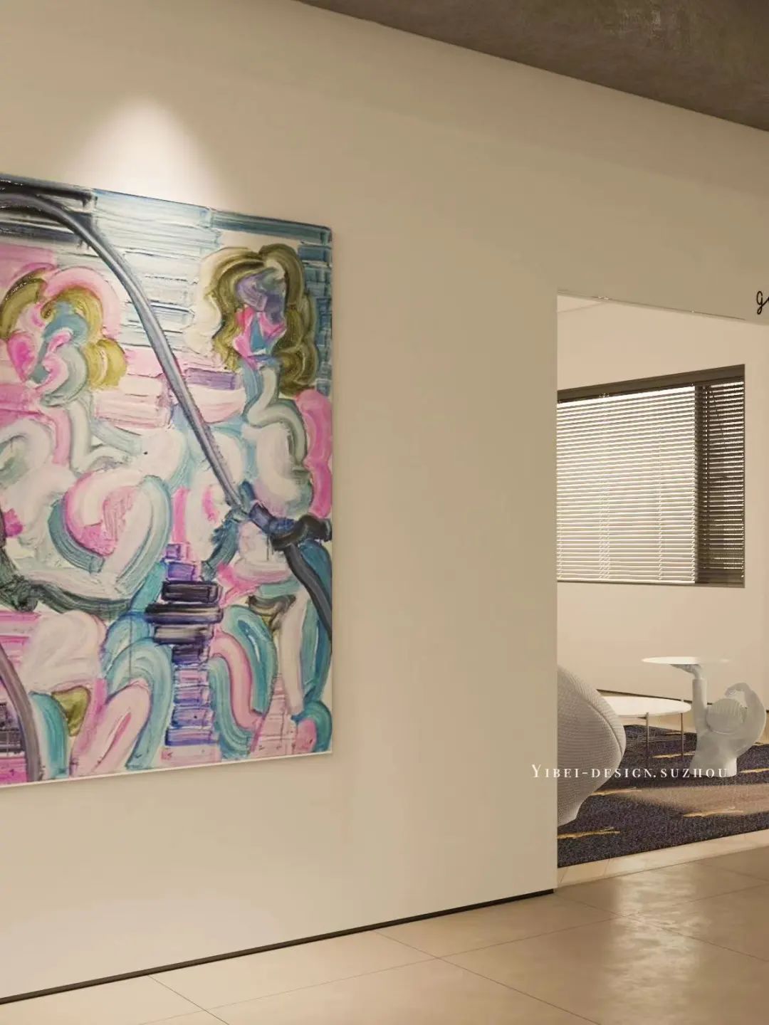 艺术空间与办公室的“净”与“静”结合丨中国苏州丨一贝设计-13