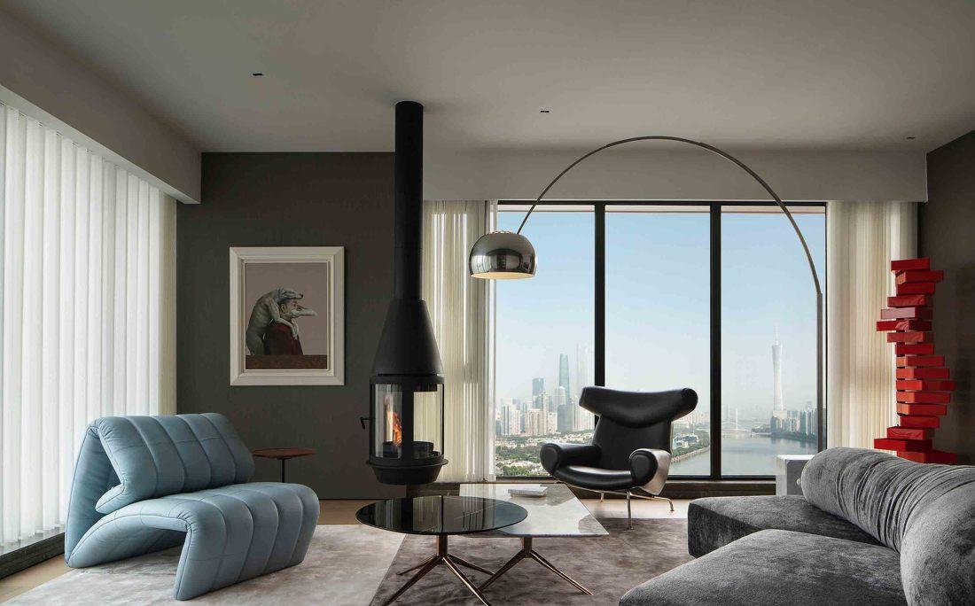 炫酷摩登的精装房改造-55