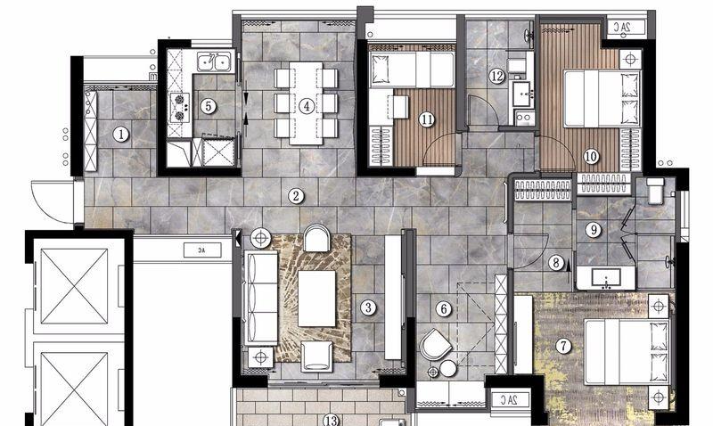 香奈儿风格的女性专属生活空间-15