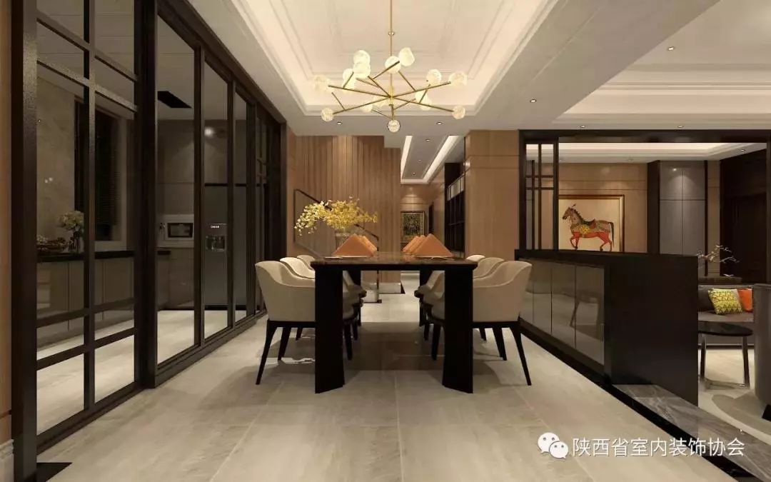 御景南山别墅 | 新中式简奢风格的现代解读-25