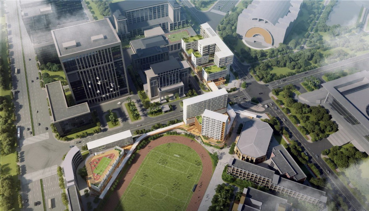 佛山市顺德区华侨中学扩建工程丨中国佛山丨广州城外建筑设计有限公司,广州市东建建筑设计院有限公司-10