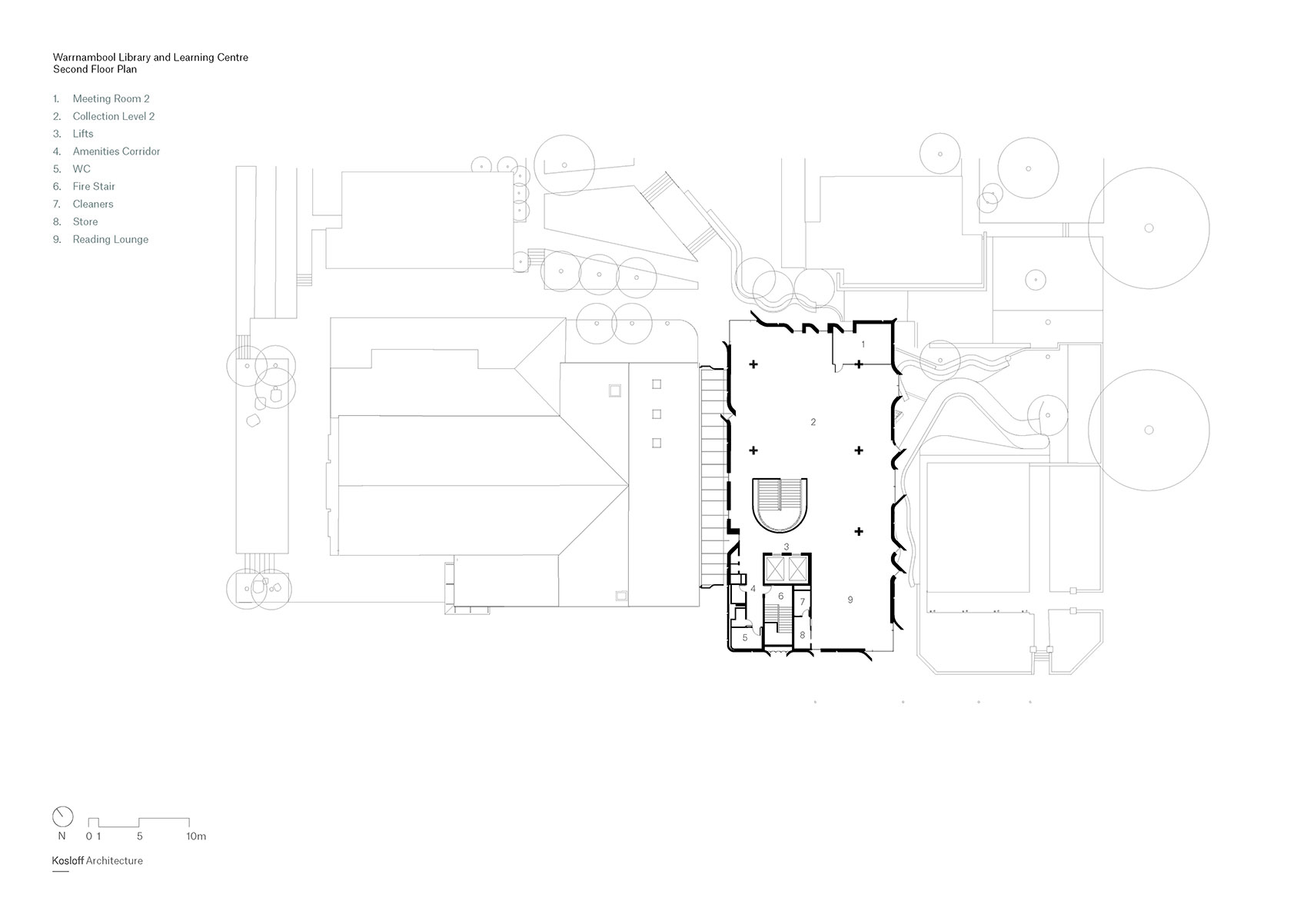 澳大利亚沃南布尔图书馆和学习中心丨Kosloff Architecture-28