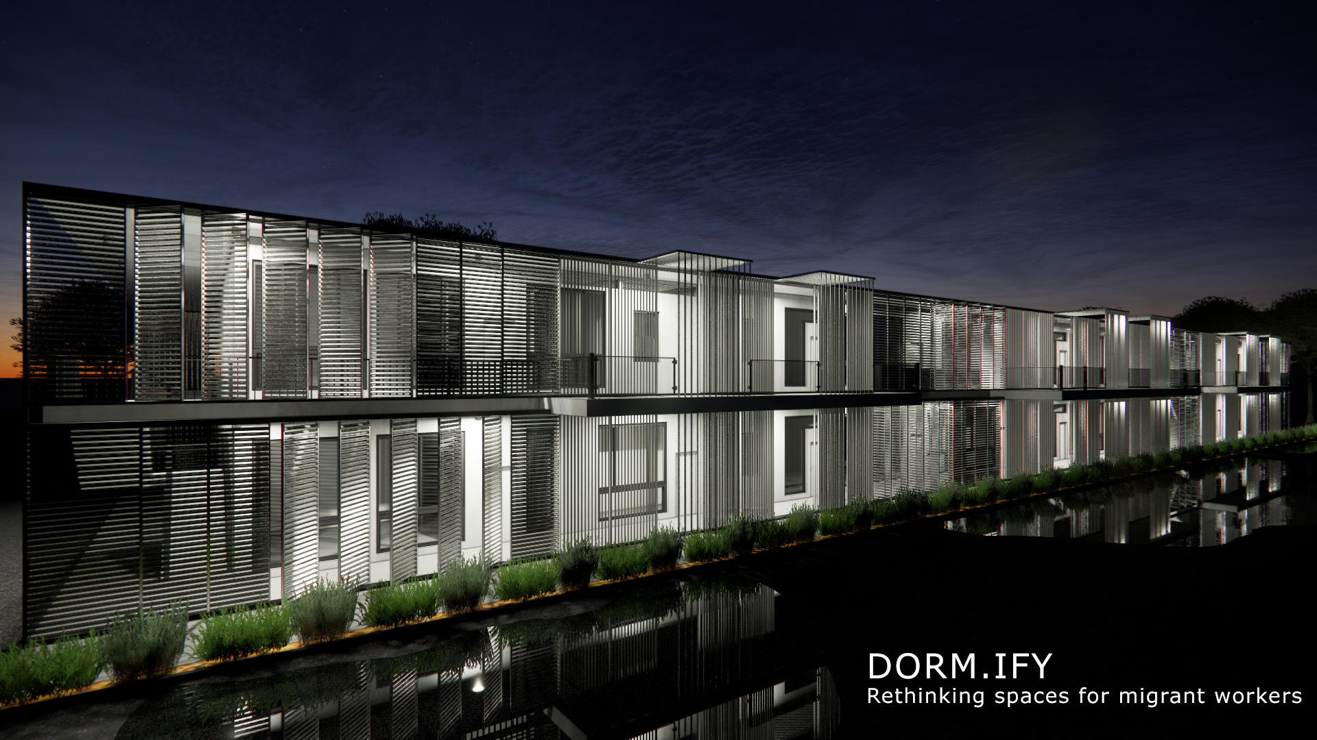宿舍美化（注：DORM指宿舍，IFY常作为动词后缀，这里推测DORM·IFY表达让宿舍变美的意思，将其组合翻译为宿舍美化 ） 丨新加坡-49