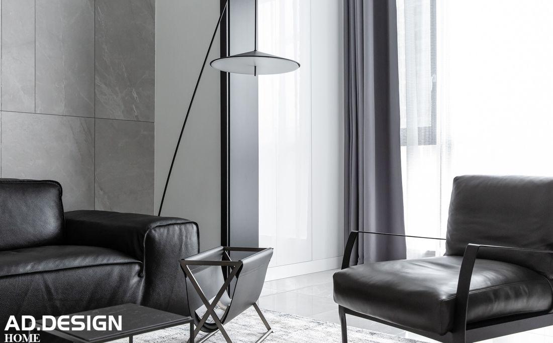 黑白灰复式别墅,开放大气的现代家居设计-10