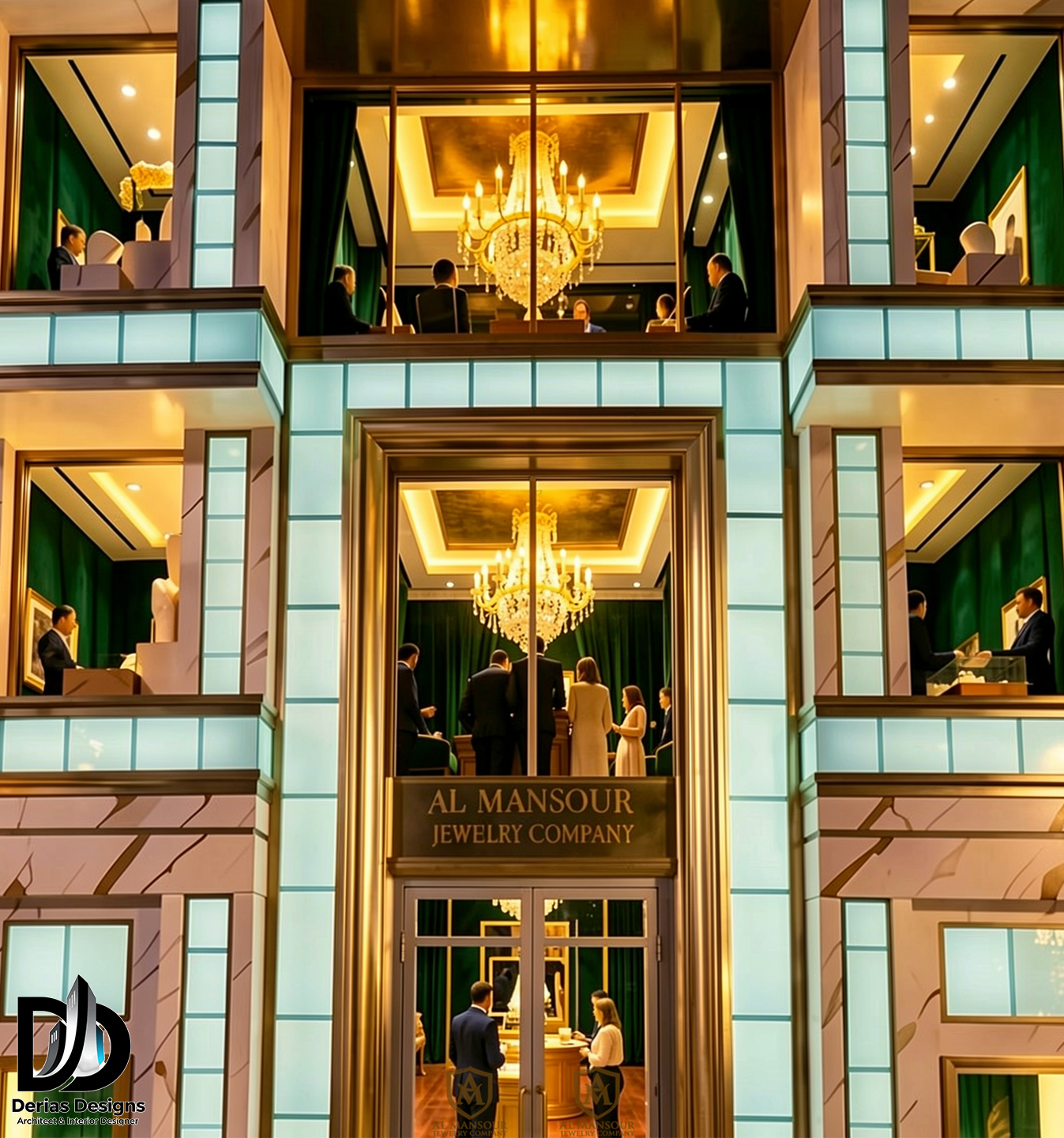Al Mansour Jewelry | Luxury Commercial Facade - Iraq-8