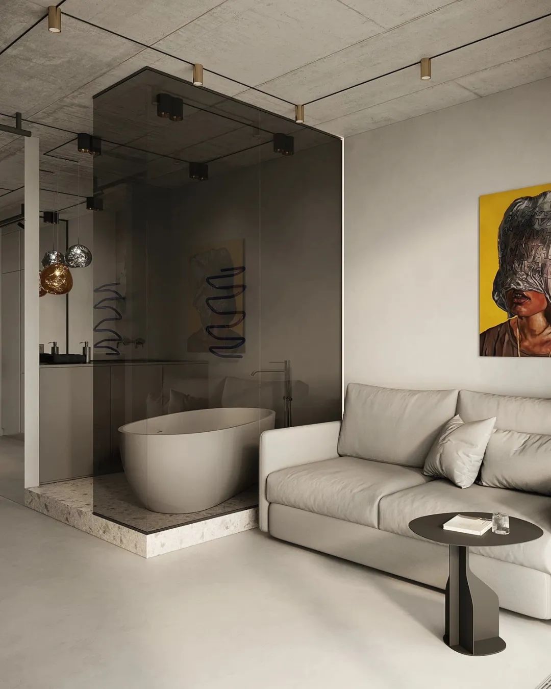 26㎡独居小宅设计丨Nastia Perchyk-6