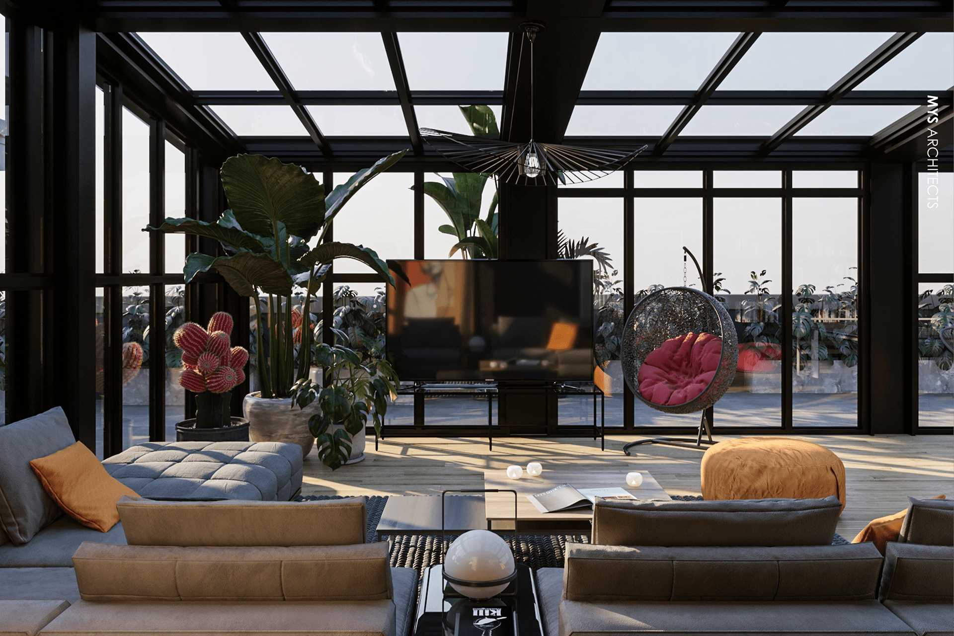 通风的·私人屋顶丨埃及开罗丨MYS ARCHITECTS-9