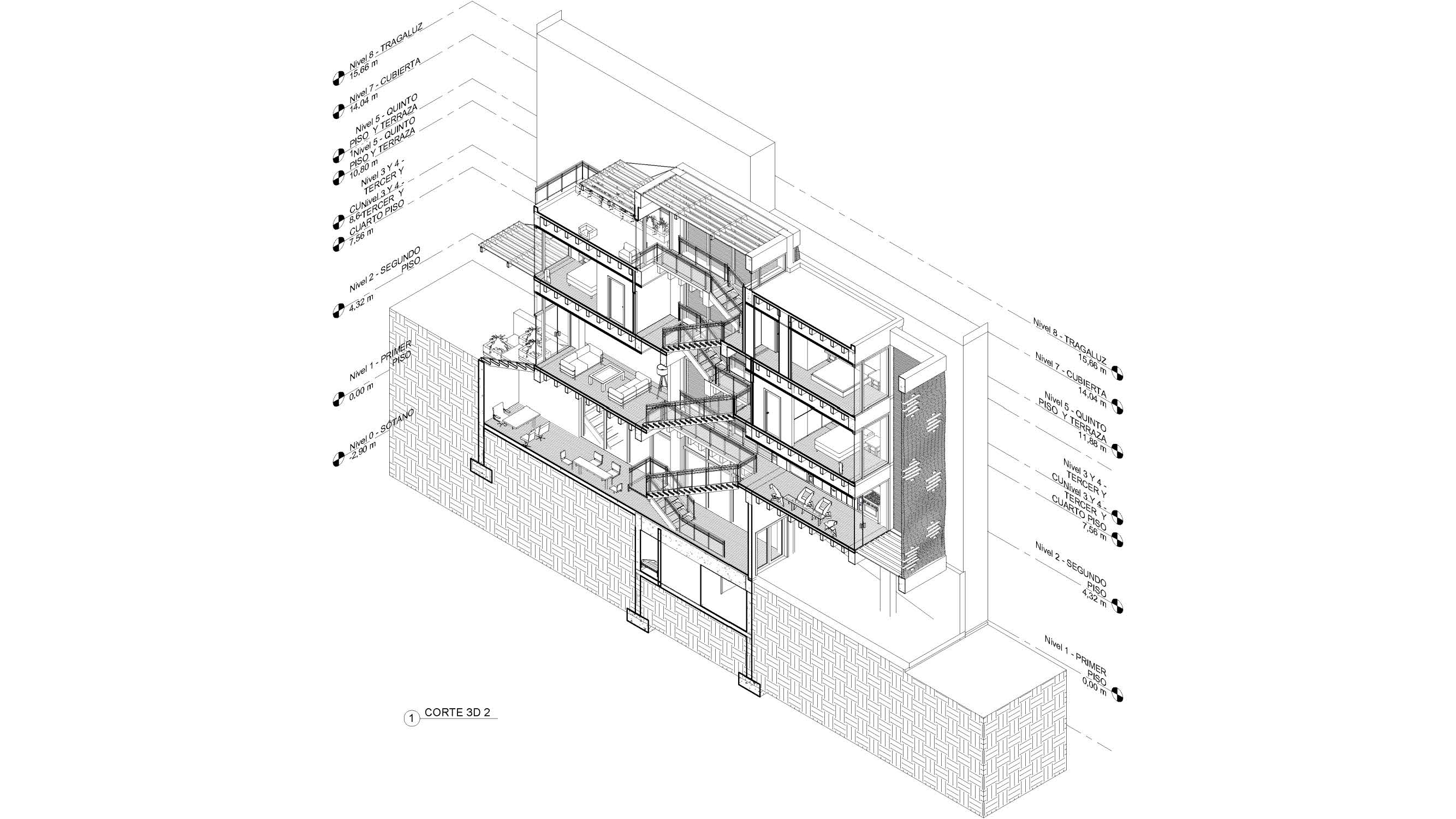UNC PROYECTO DE LA MATERIA AL ESPACIO: CASA VERTICAL-46