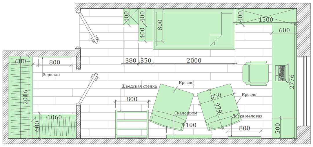 Компактная мебель в детскую мальчика от фабрики Mamka-9