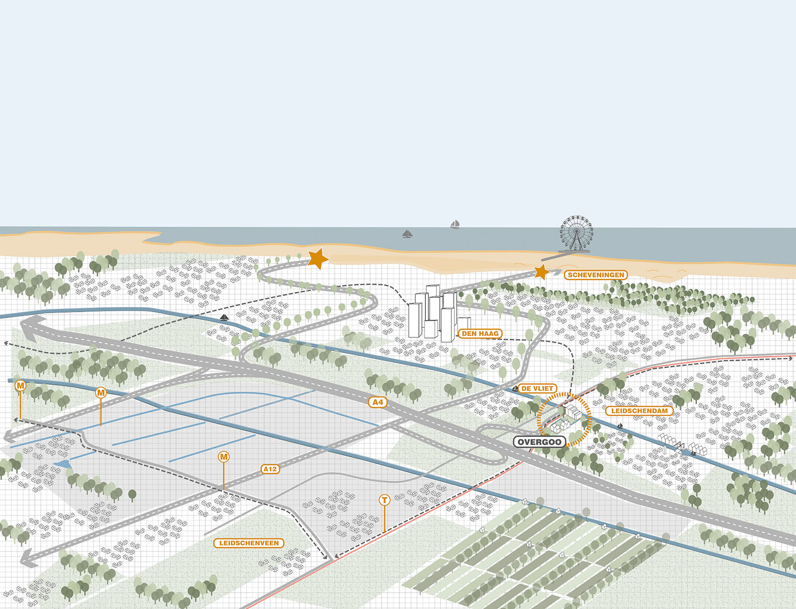 Leidschendam-Voorburg Overgoo | Ontwikkelvisie als kompas voor de transformatie naar een gemengd woon-werkgebied | Urhahn-0