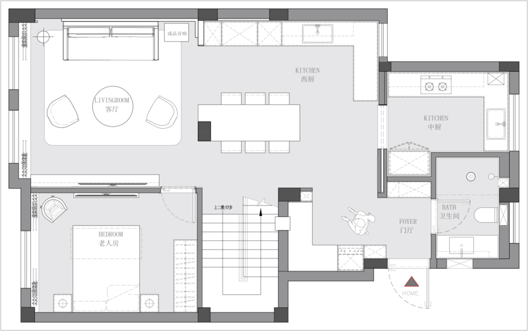 蓝色狂想曲 · 温婉和谐的现代家居设计丨晓安设计-7