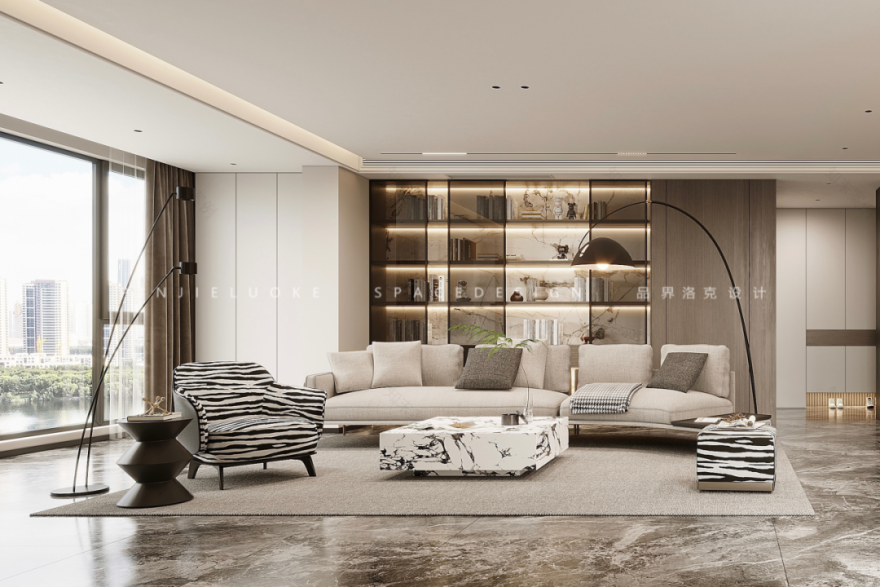 陕建·沣渭壹号院意式奢调舒适家居设计-7