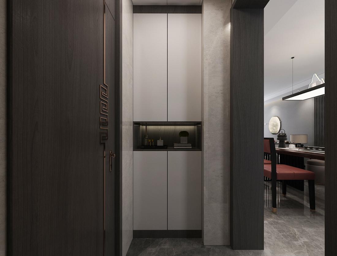 海涵设计┃140㎡新中式私宅-11