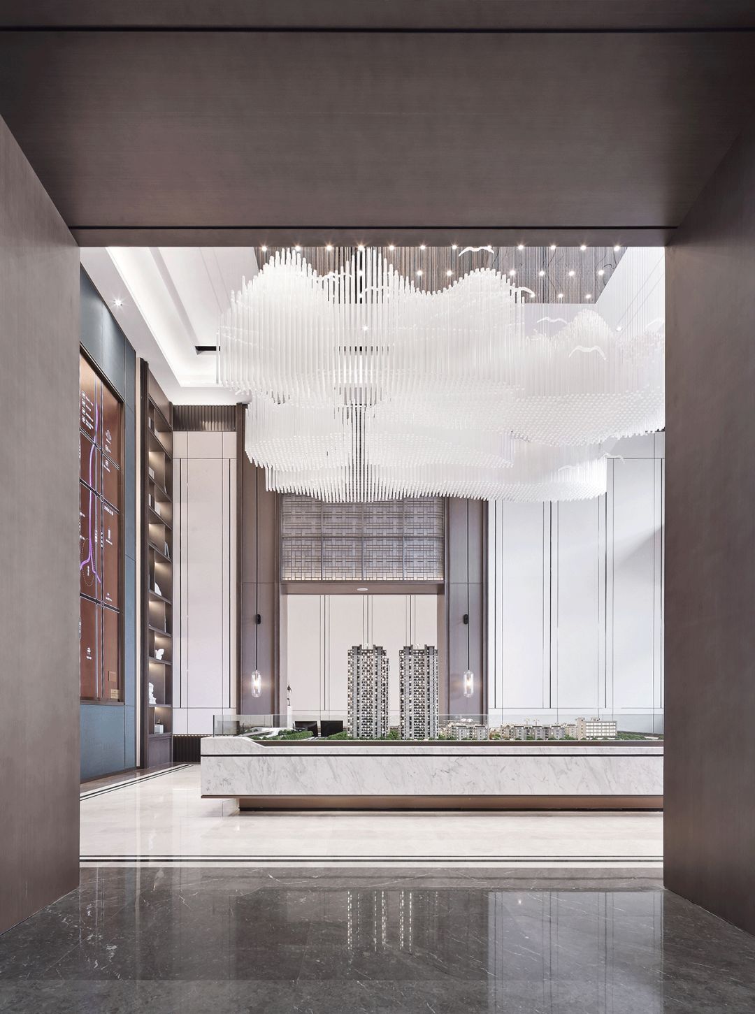 江南意蕴，现代美学——无锡合景玺悦珑庭售楼部设计-25