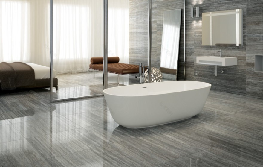 意大利制造的 Tale 石灰华效应瓷砖,打造豪华室内外空间-53