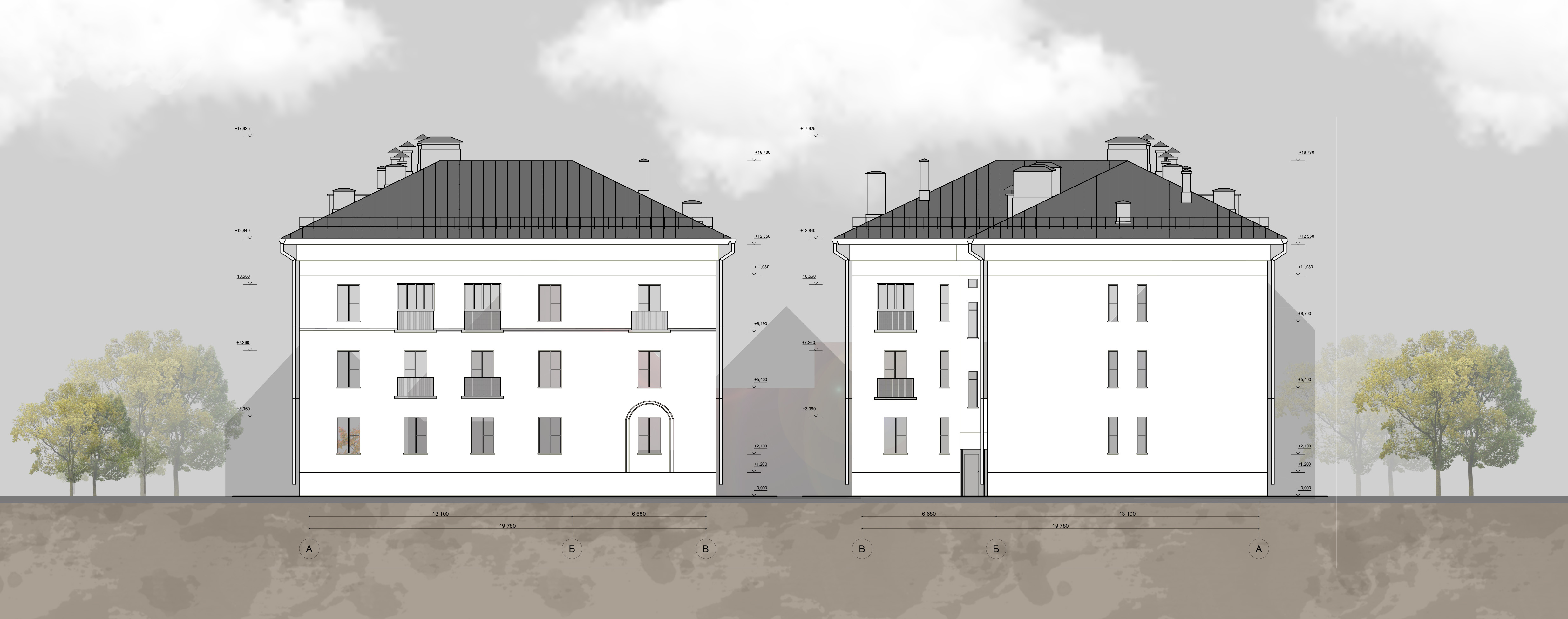 文化遗产建筑屋顶大修科研设计文档开发（4  8 单元部分）丨俄罗斯萨马拉-13