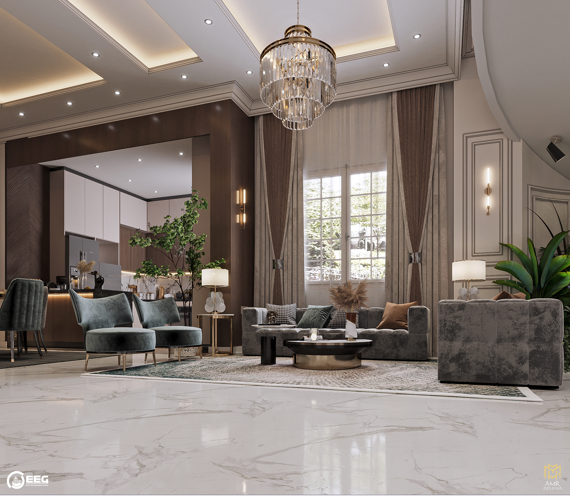 Reception Area 接待区设计丨埃及-9