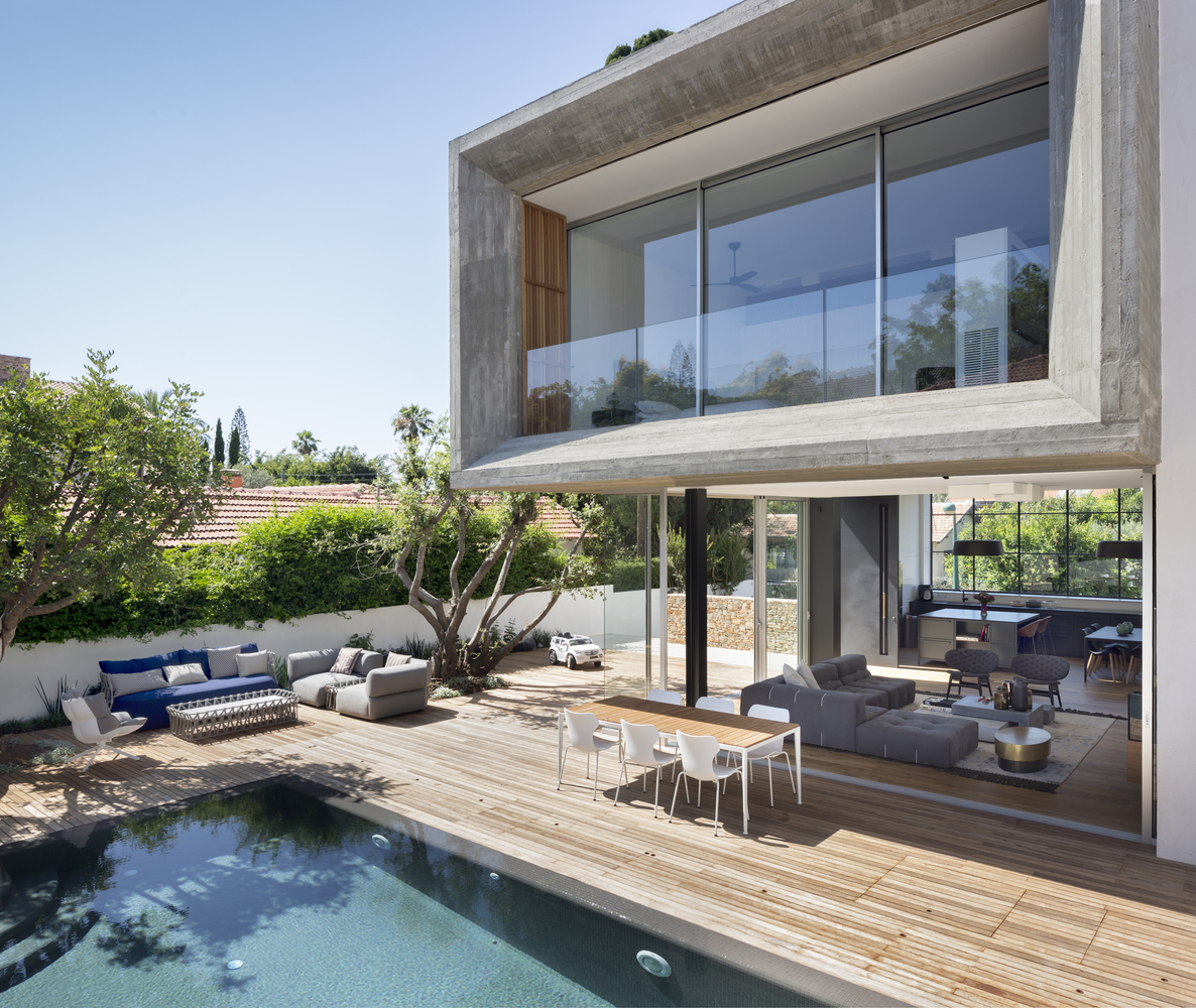 以色列水畔石山现代别墅-25