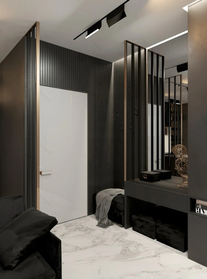 高级黑+极简白的质感奢华-13