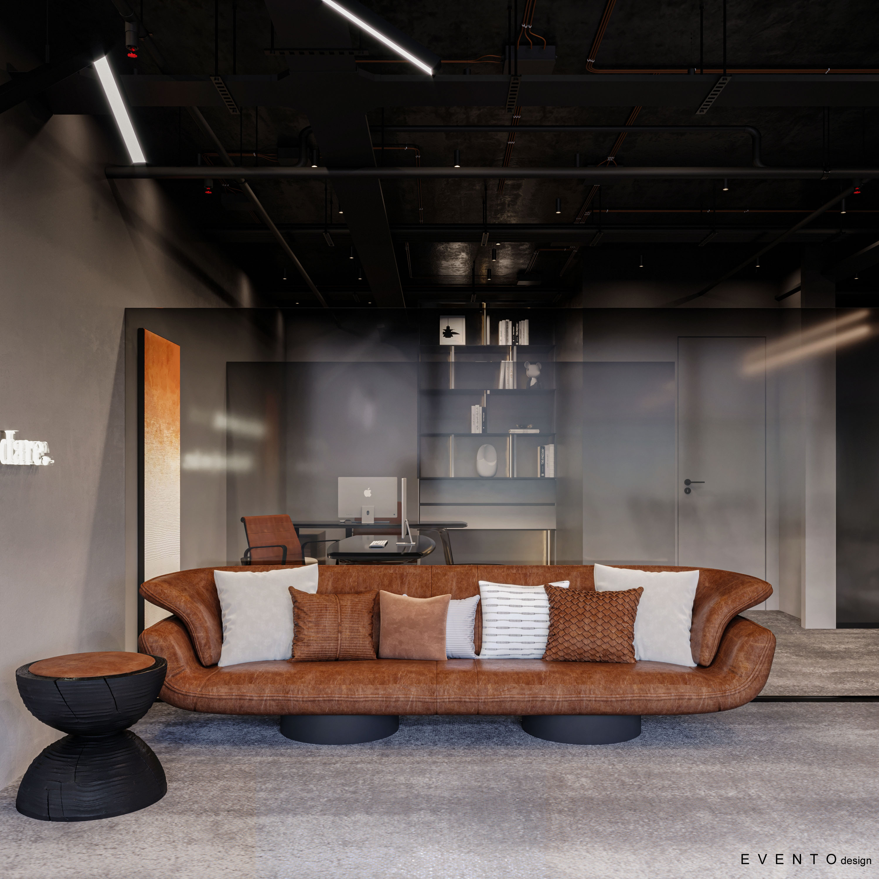 汽车展厅办公室丨Khlood Hesham-5