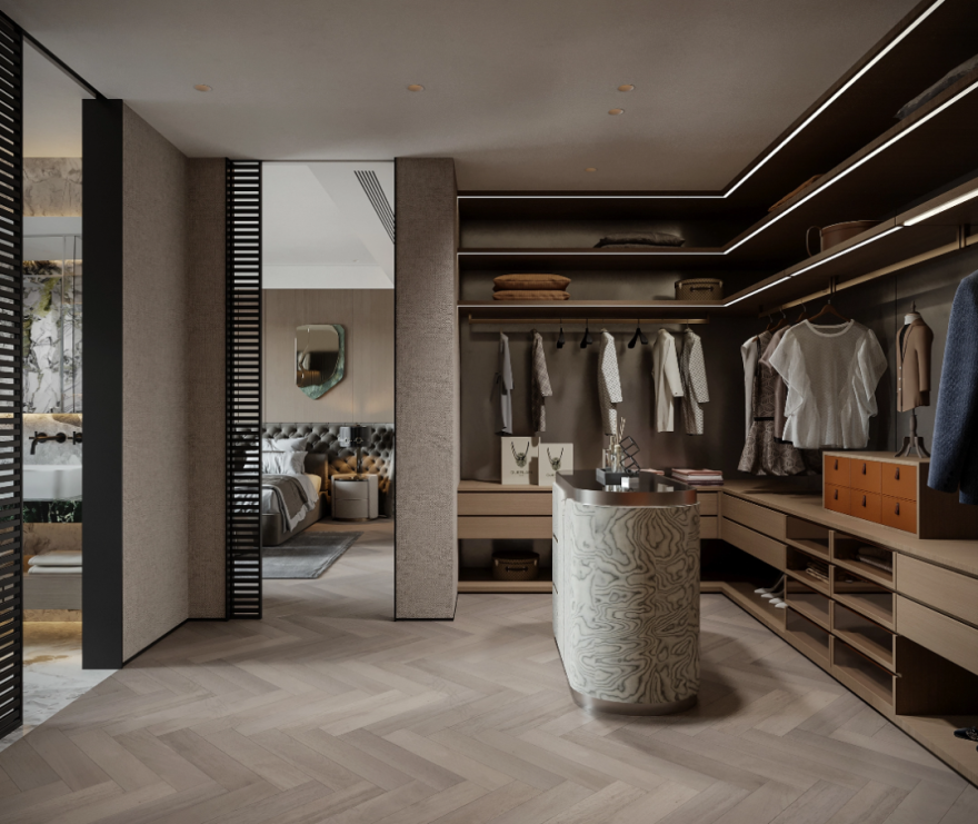 别墅大宅衣帽间空间装修-42