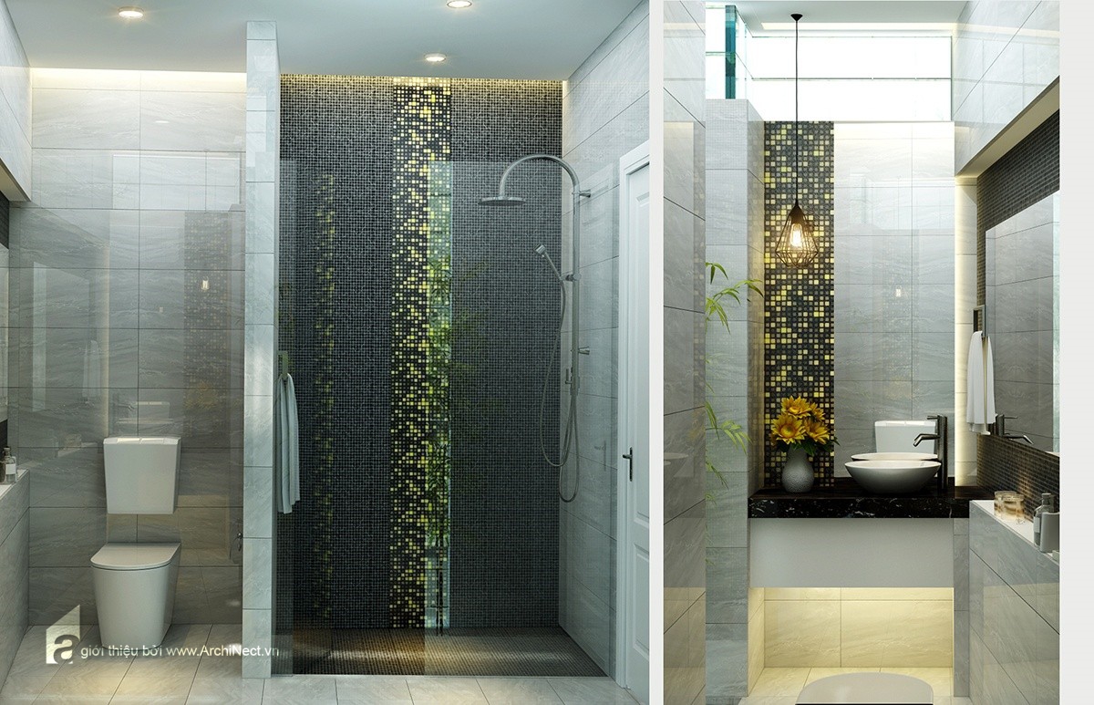 现代越南四层文化画廊设计-22