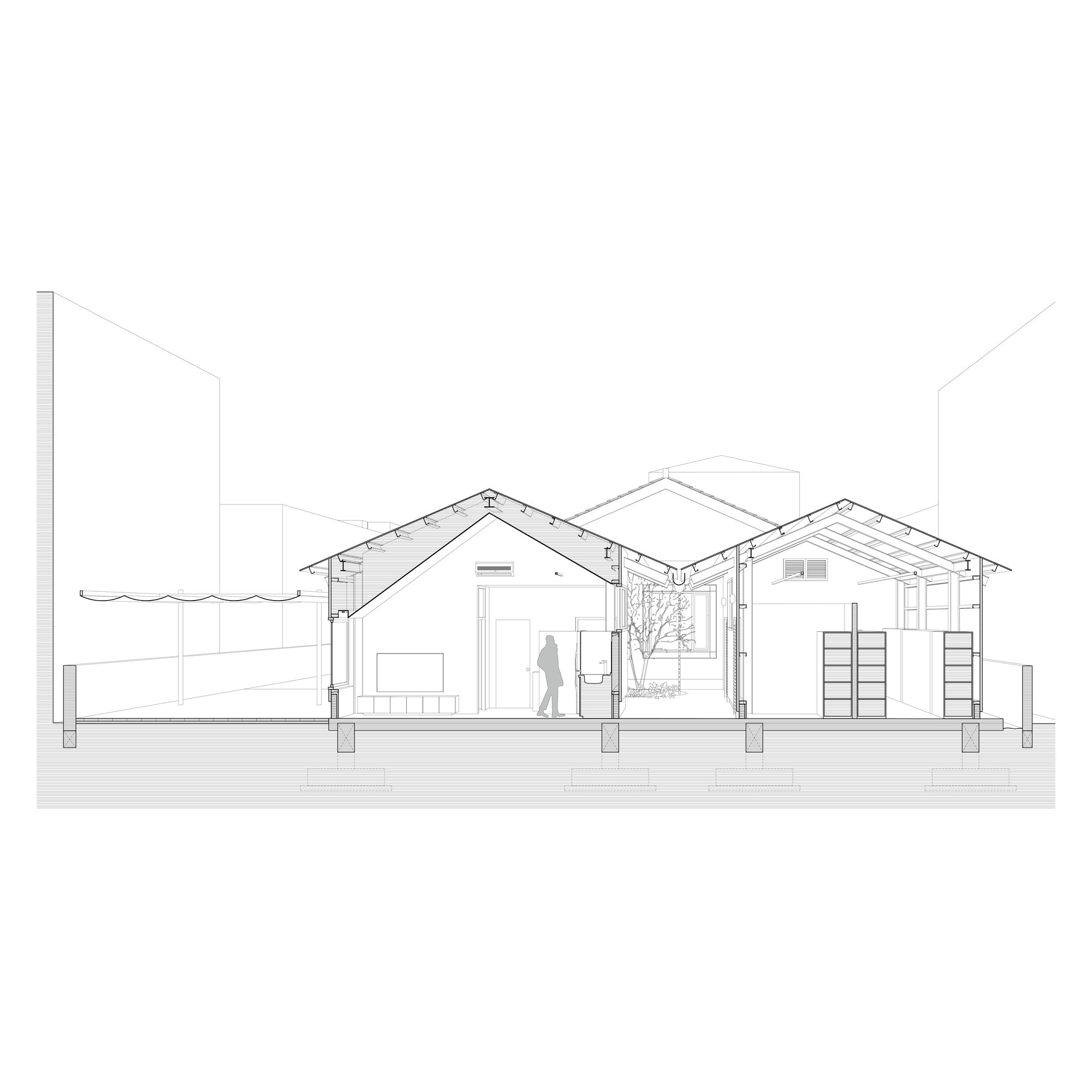 Double Roof House / Studio Tngtetshiu-20